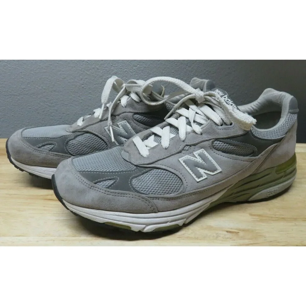 New Balance 993‎ Womens Size 10.5 2A Grey Suede MADE USA WR993GL Classic Running